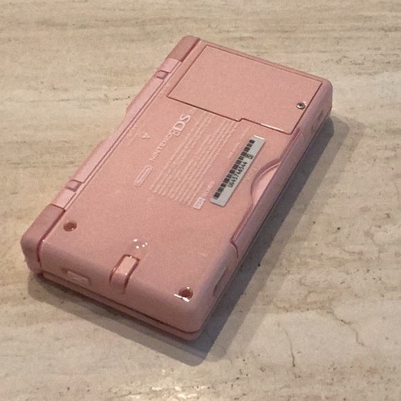 Nintendo DS Lite Console & Charger Coral Pink Handheld & Tetris Party DS Game - Picture 13 of 16